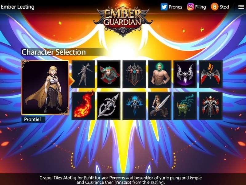 Ember Guardian character abilities showcase